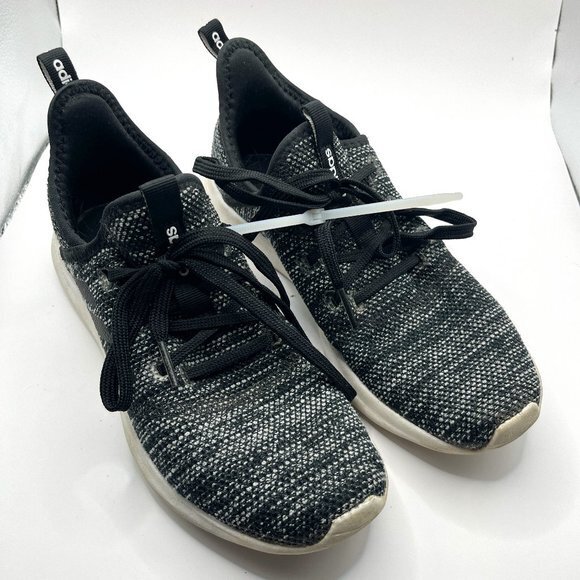 Adidas Women's Cloudfoam Pure DB0694 Black Low‎ Top Running Sneakers Size US 7 - Picture 1 of 6